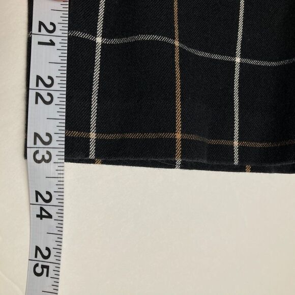 J Jill Pants 16P Women Black Gold Windowpane Check Stretch Career Holiday Office - Picture 13 of 13